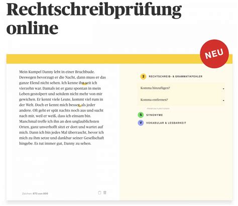 duden rechtschreibprüfung online